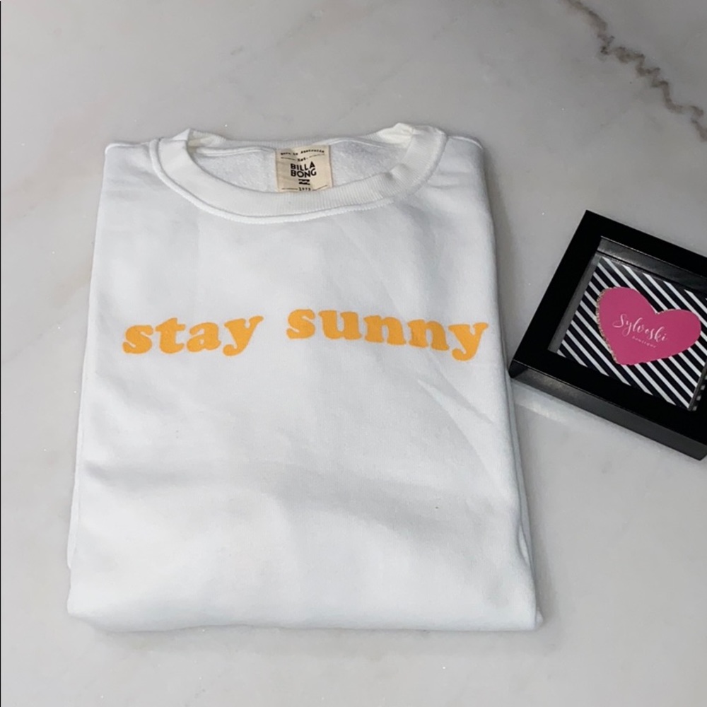 🔥Billabong Stay Sunny Crew Fleece NWT - Picture 4 of 6